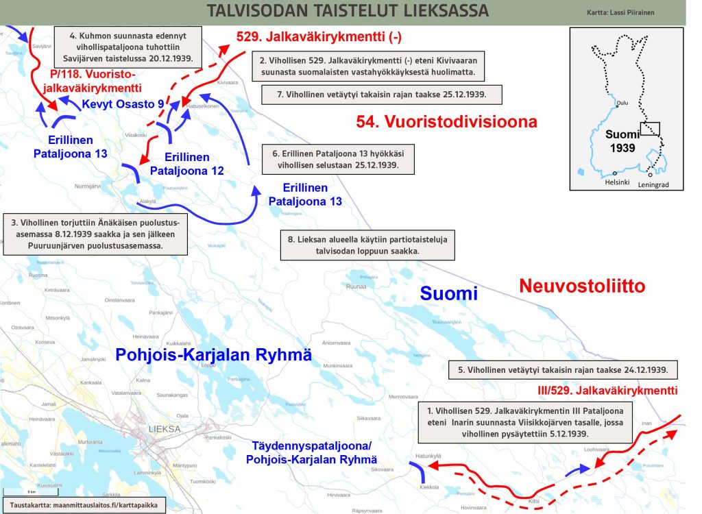 Talvisodan taistelut Lieksassa (Lassi Piirainen)