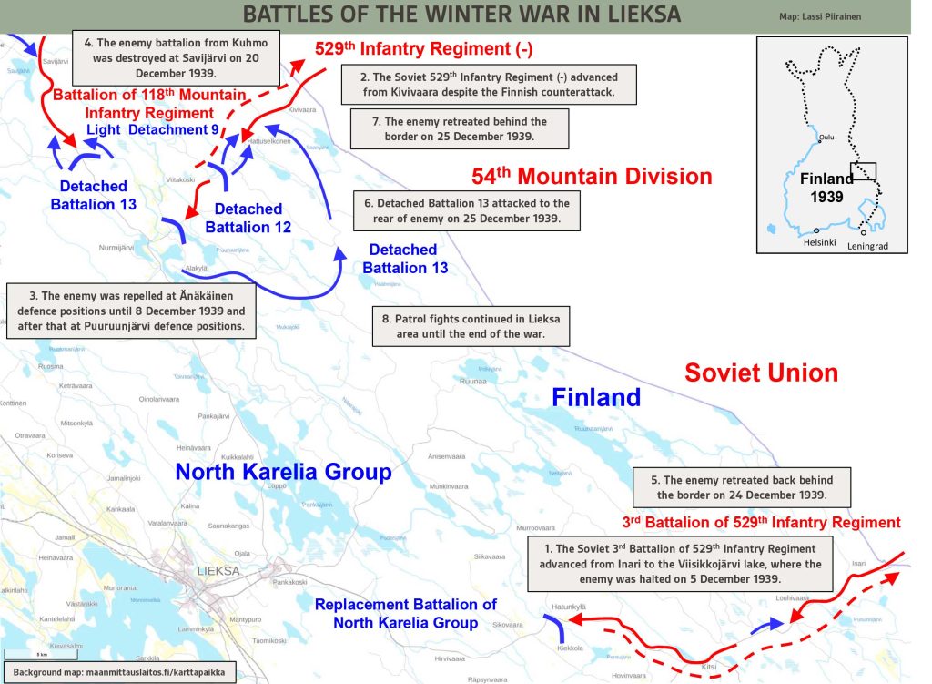 The battles of the Winter War in Lieksa (Lassi Piirainen)